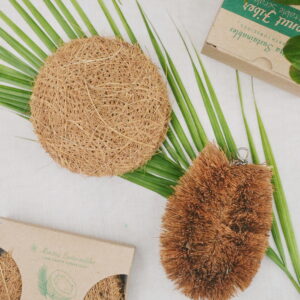 Almitra Sustainables Coconut Fiber- Coir Scrub & Vegetable Cleaner