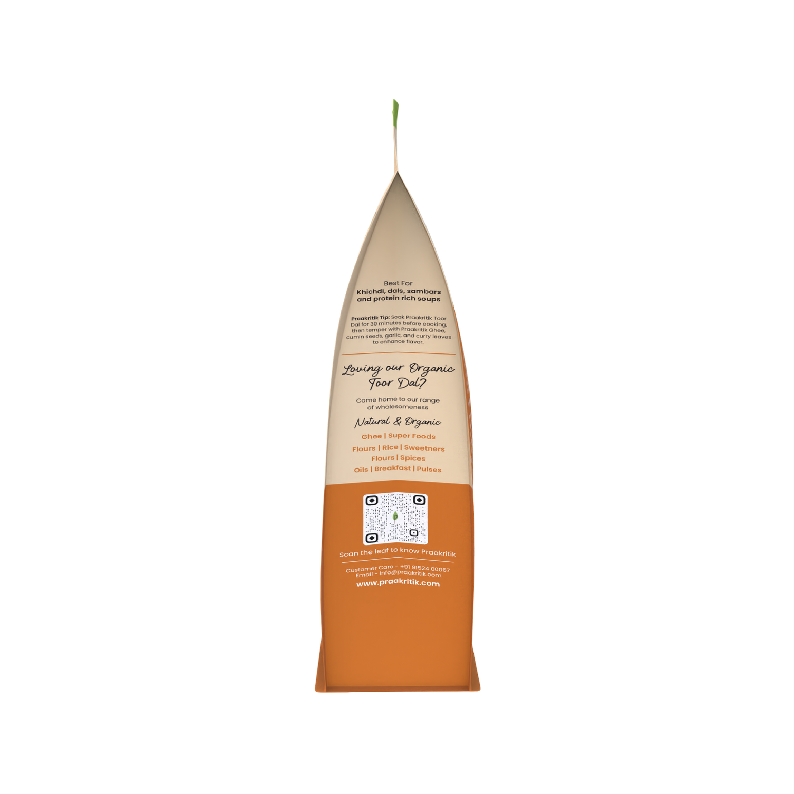 Praakritik Organic Tuvar Dal 500 G