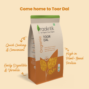 Praakritik Organic Tuvar Dal 500 G