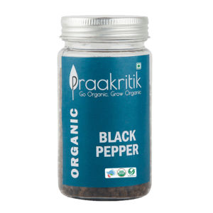 Praakritik Organic Kali Mirchi(Black Pepper) Whole 100 G