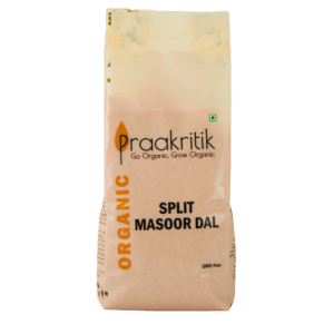 Praakritik Organics Masoor Dal 500 G
