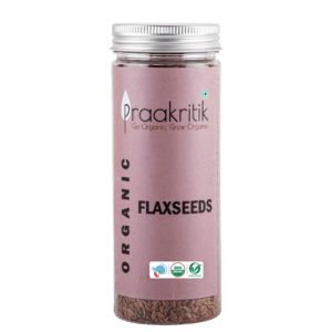 Praakritik Organic Flaxseeds 150 G