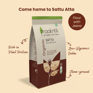 Praakritik-Organic-Sattu-Flour-with-Jeera-500-G