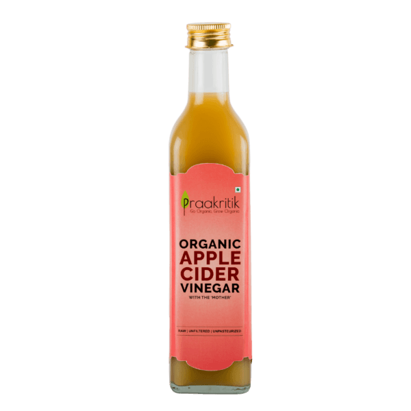 Praakritik Organic Apple Cider Vinegar Pure 500 ML