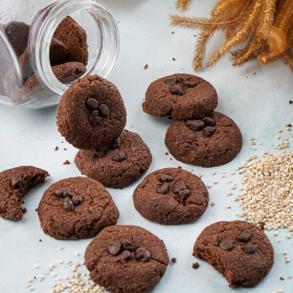 Bites of Bliss Quinoa Choco Chip Cookies