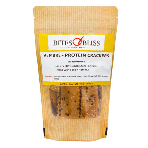 Bites of Bliss Hi Fibre Protein Crackers
