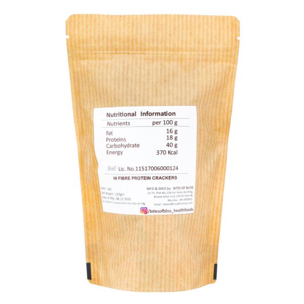 Bites of Bliss Hi Fibre Protein Crackers