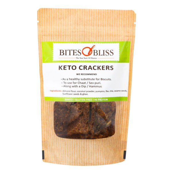 Bites of Bliss Keto Seedy Almond Crackers