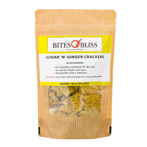 Bites of Bliss Jowar N Ginger Crackers