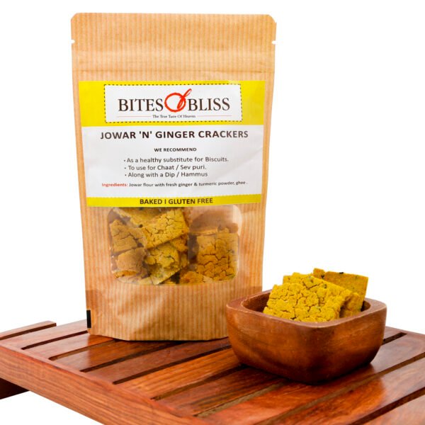 Bites of Bliss Jowar N Ginger Crackers