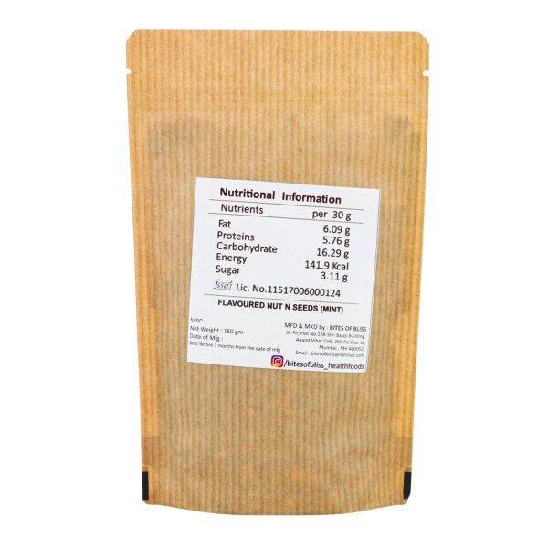 Bites of Bliss Flavoured Nuts N seeds-Mint