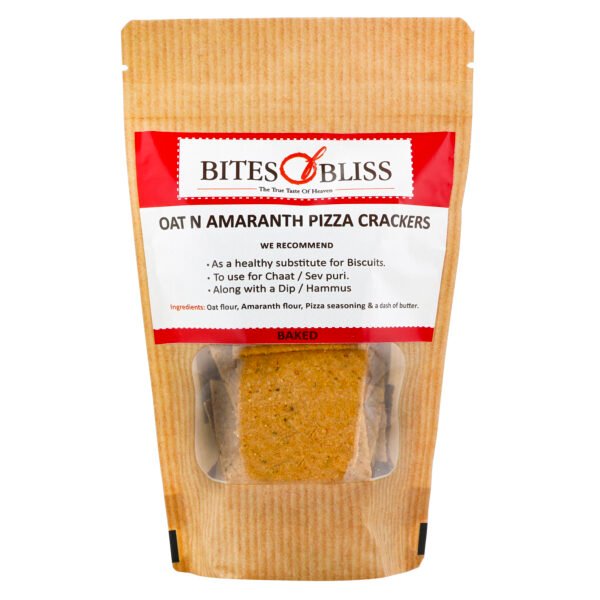 Bites of Bliss Oat N Amaranth Pizza Crackers